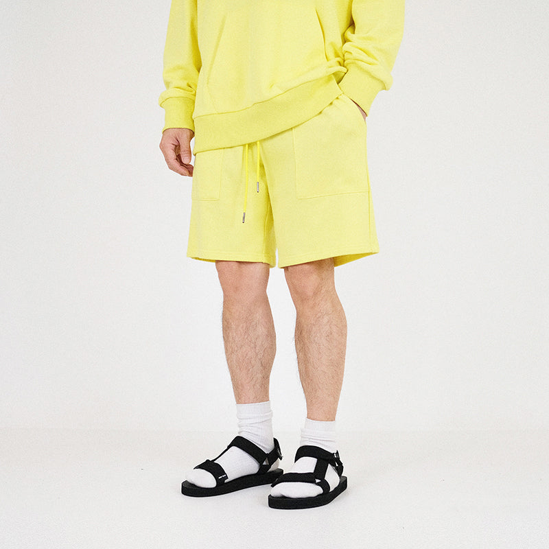 Men Sweat-Shorts - Citron - SM2301012B