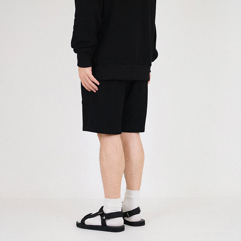 Men Sweat-Shorts - Black - SM2301012D