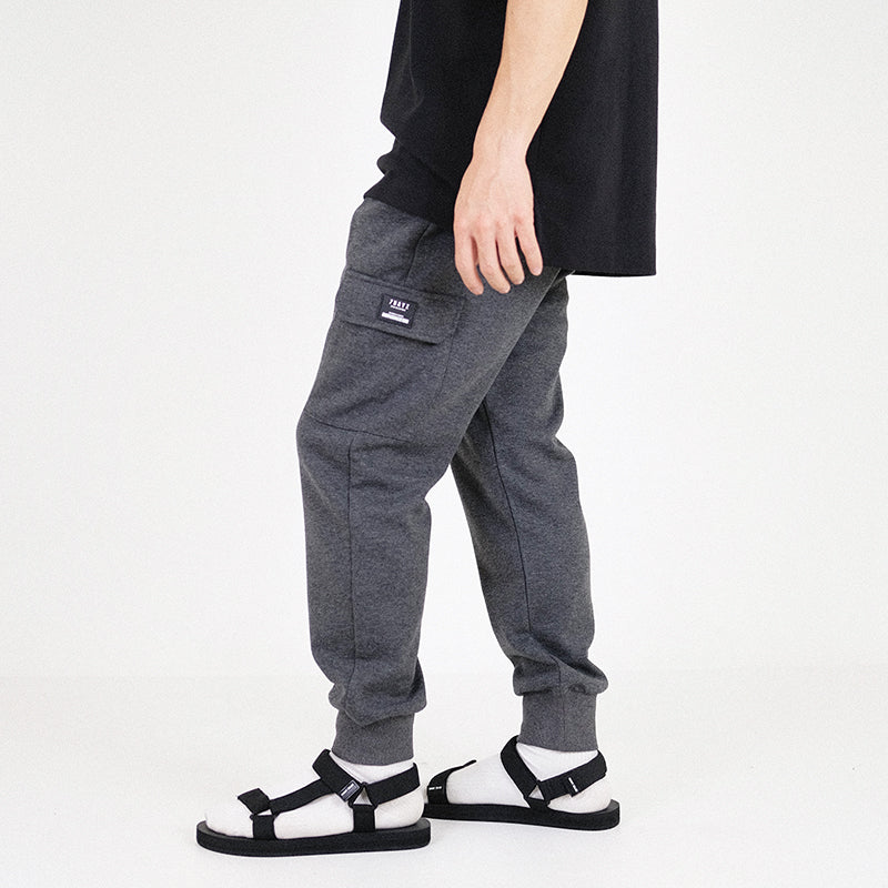 Men Cargo Sweatpants - Dark Grey - SM2301015B