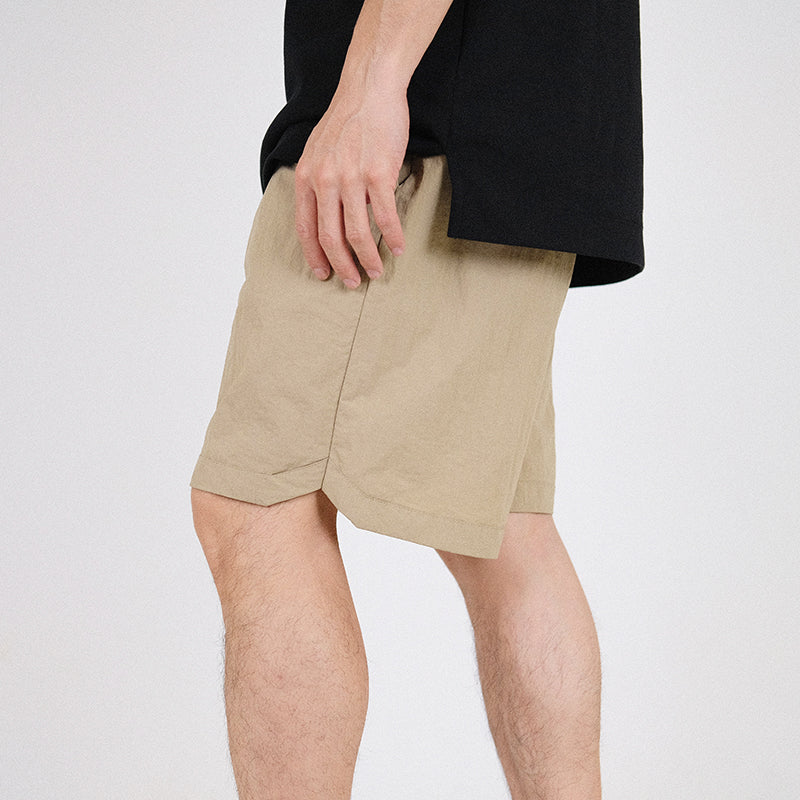 Men Nylon Shorts - Beige - SM2301051A
