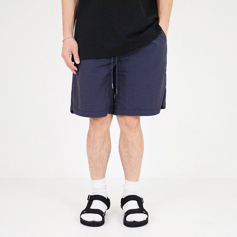 Men Nylon Shorts - Navy - SM2301051B