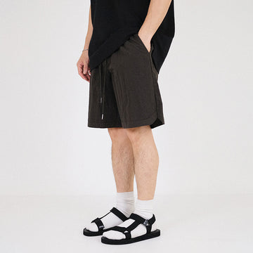 Men Nylon Shorts - Army Green - SM2301051C