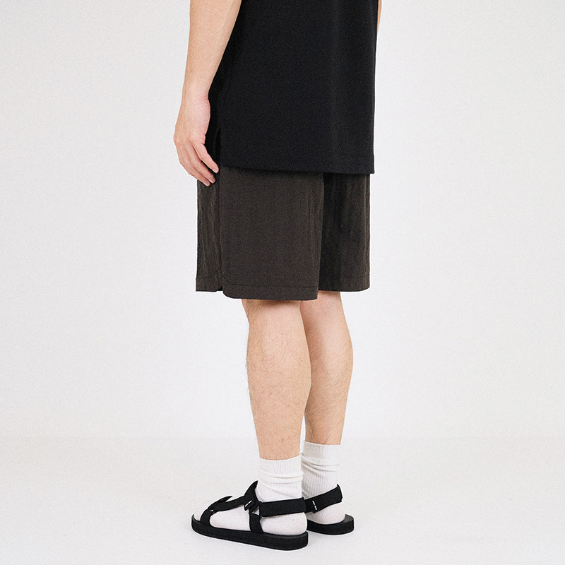 Men Nylon Shorts - Army Green - SM2301051C