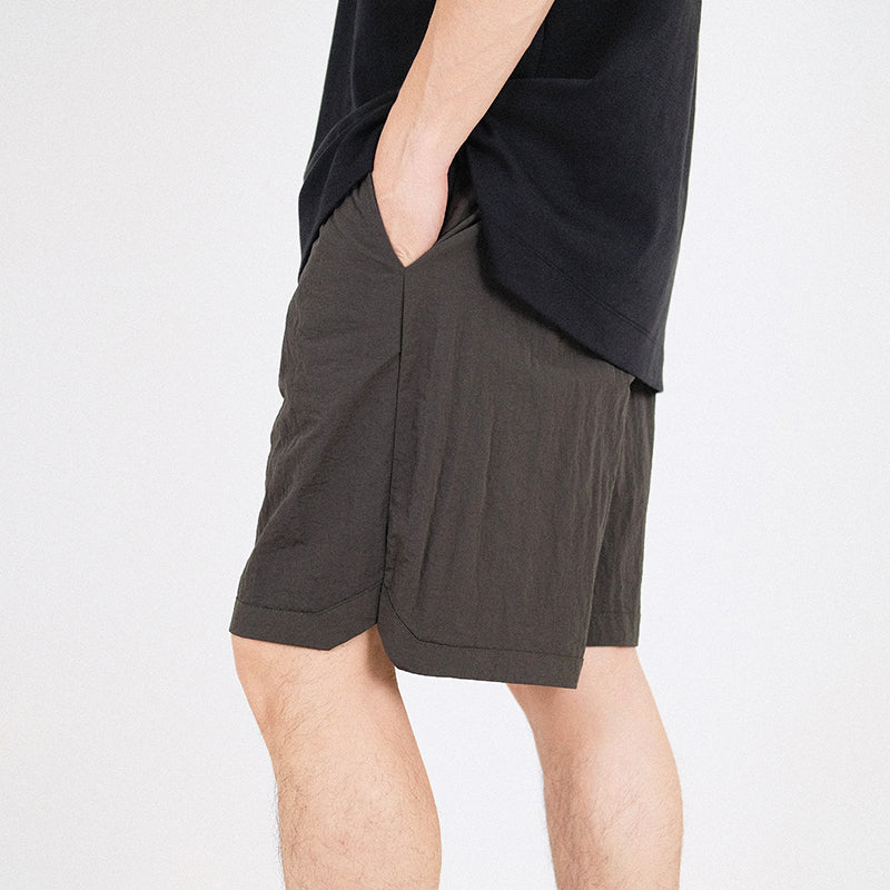 Men Nylon Shorts - Army Green - SM2301051C