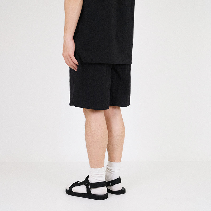 Men Nylon Shorts - Black - SM2301051D