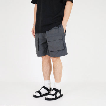 Men Nylon Shorts - Dark Green - SM2301063B