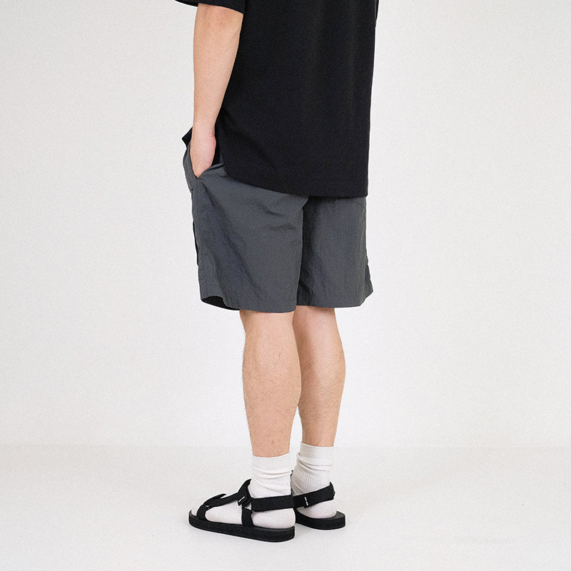 Men Nylon Shorts - Dark Green - SM2301063B