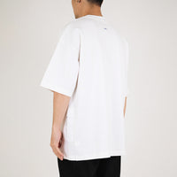 Men Oversized Combined Top - Off White - SM2302018A