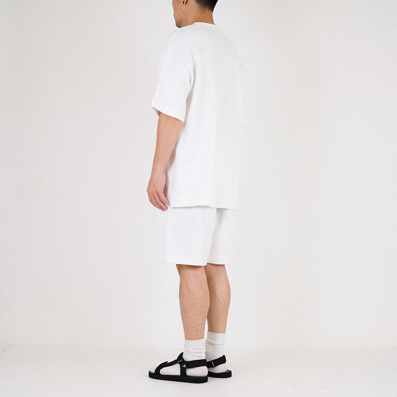 Men Oversized Top - Off White - SM2302019A