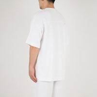 Men Oversized Top - Off White - SM2302019A