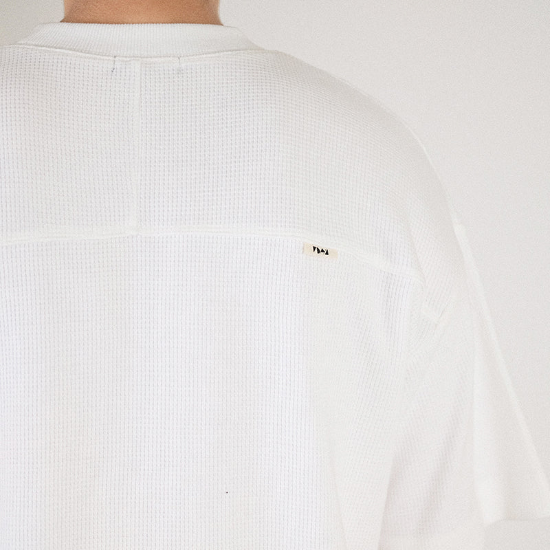 Men Oversized Top - Off White - SM2302019A