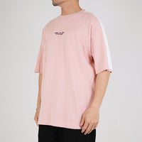 Men Printed Oversized Sweatshirt - Light Pink - SM2302021B