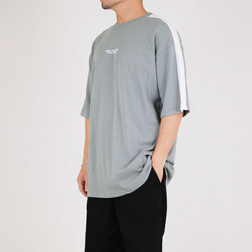Men Printed Oversized Sweatshirt - Dusty Green - SM2302021C