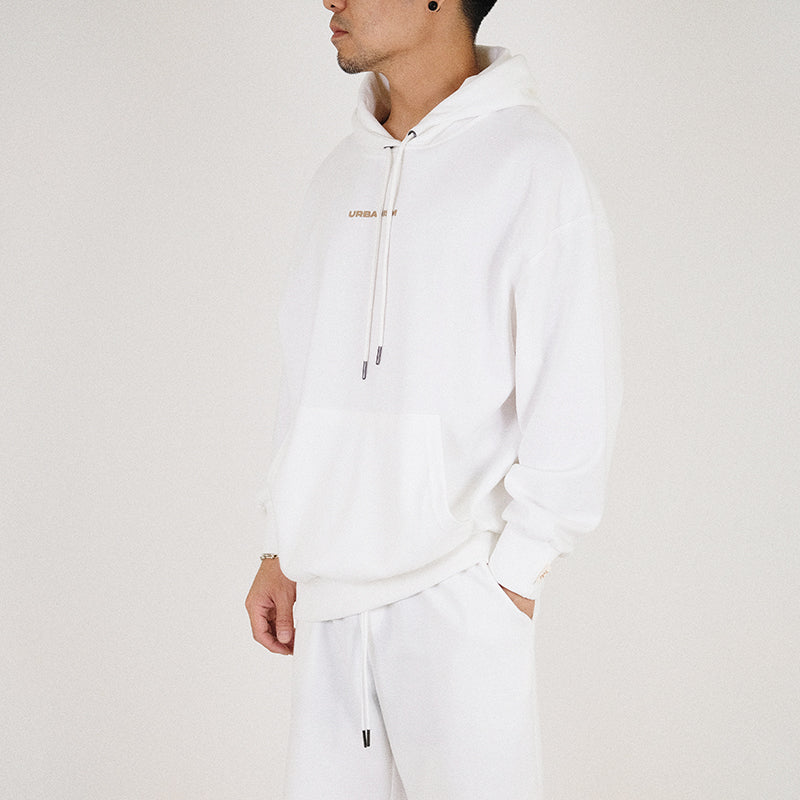 Men Oversized Hoodie - Off White - SM2303033Z