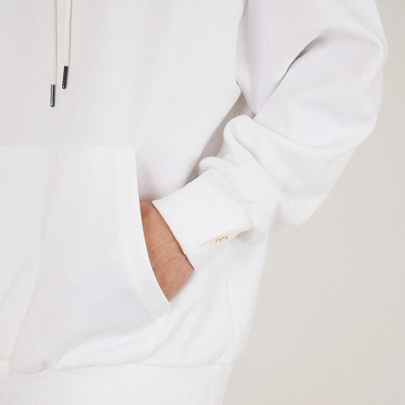 Men Oversized Hoodie - Off White - SM2303033Z