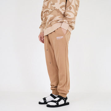 Men Printed Sweatpants - Latte - SM2303034B