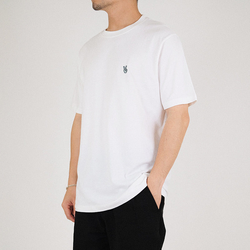 Men Graphic Tee - Off White - SM2303053A