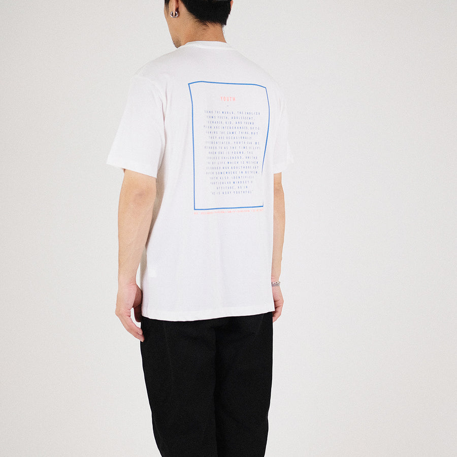 Men Graphic Tee - Off White - SM2303071A