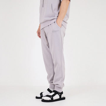 Men Printed Sweatpants - Light Grey - SM2304042B