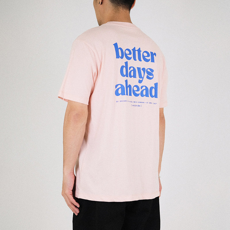Men Graphic Tee - Pink - SM2304054B