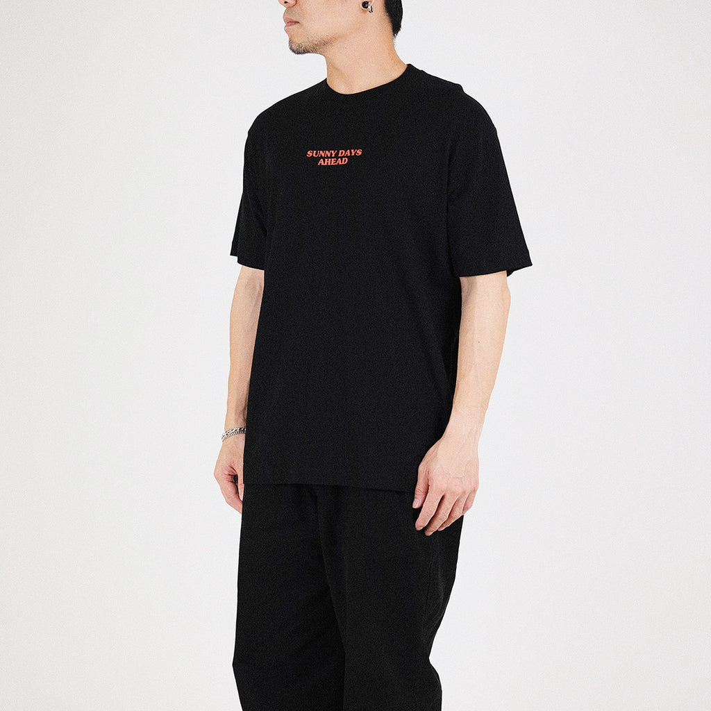 Men Graphic Tee - Black - SM2304073D