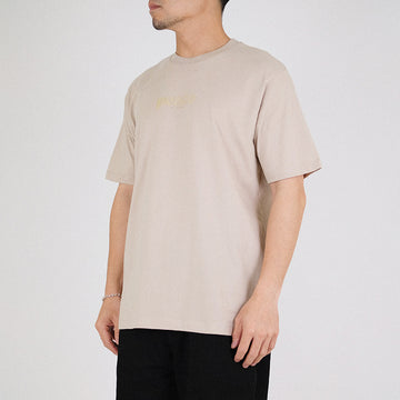 Men Graphic Tee - Beige - SM2305056A