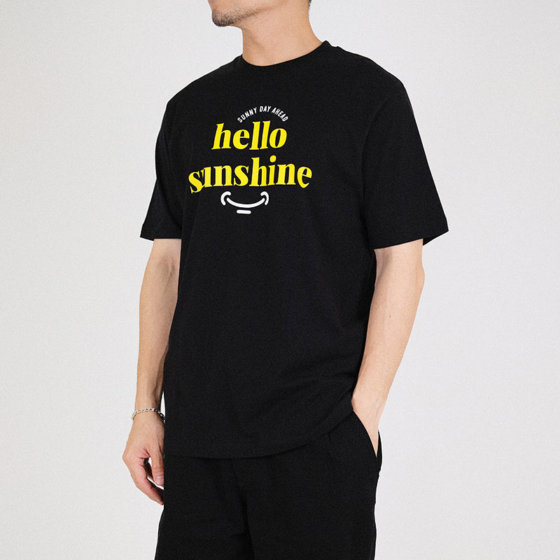 Men Graphic Tee - Black - SM2305057B