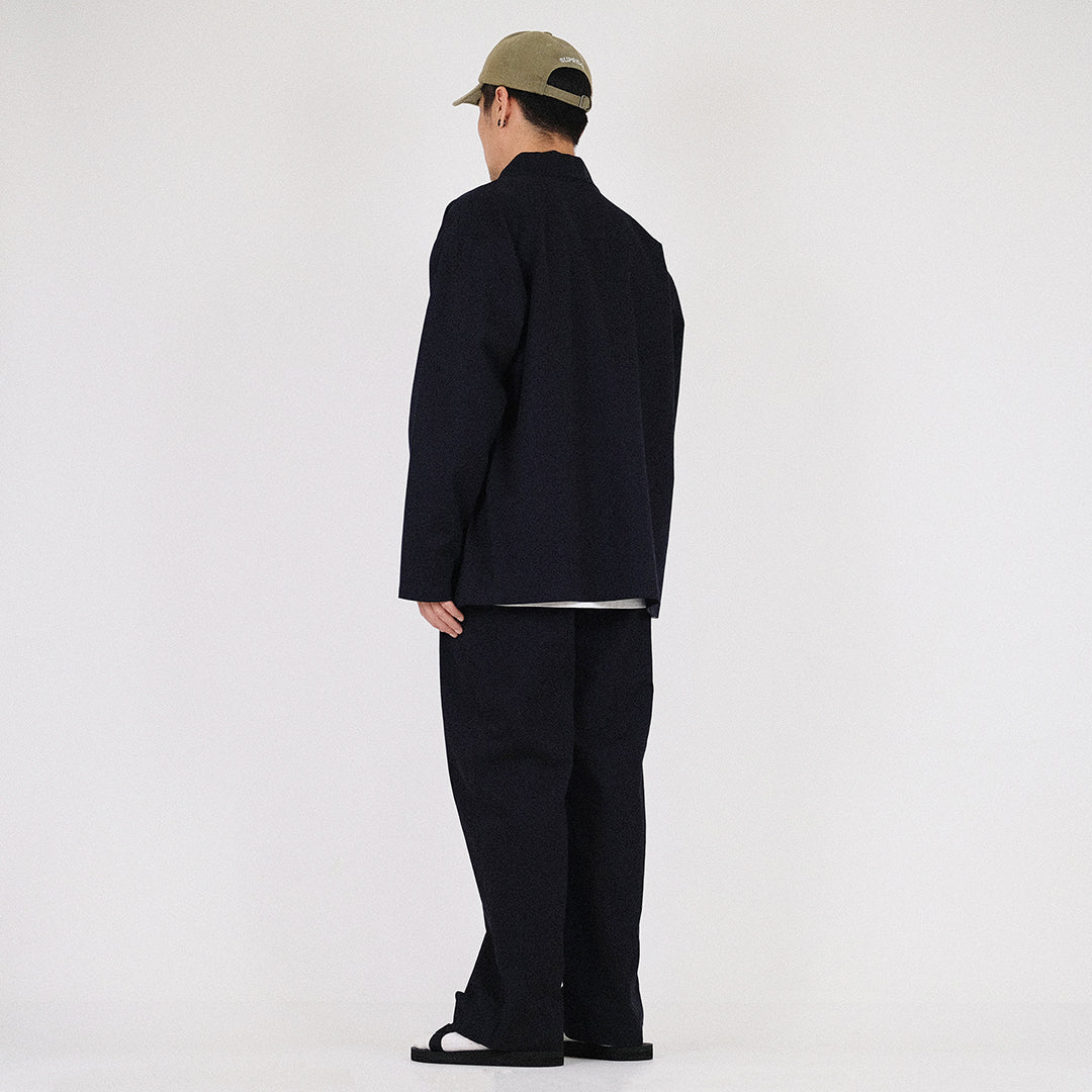Men Patch Pocket Jacket - Navy - SM2305061A