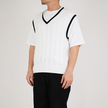 Adult Genderless Vest - Off White - SU2302001A