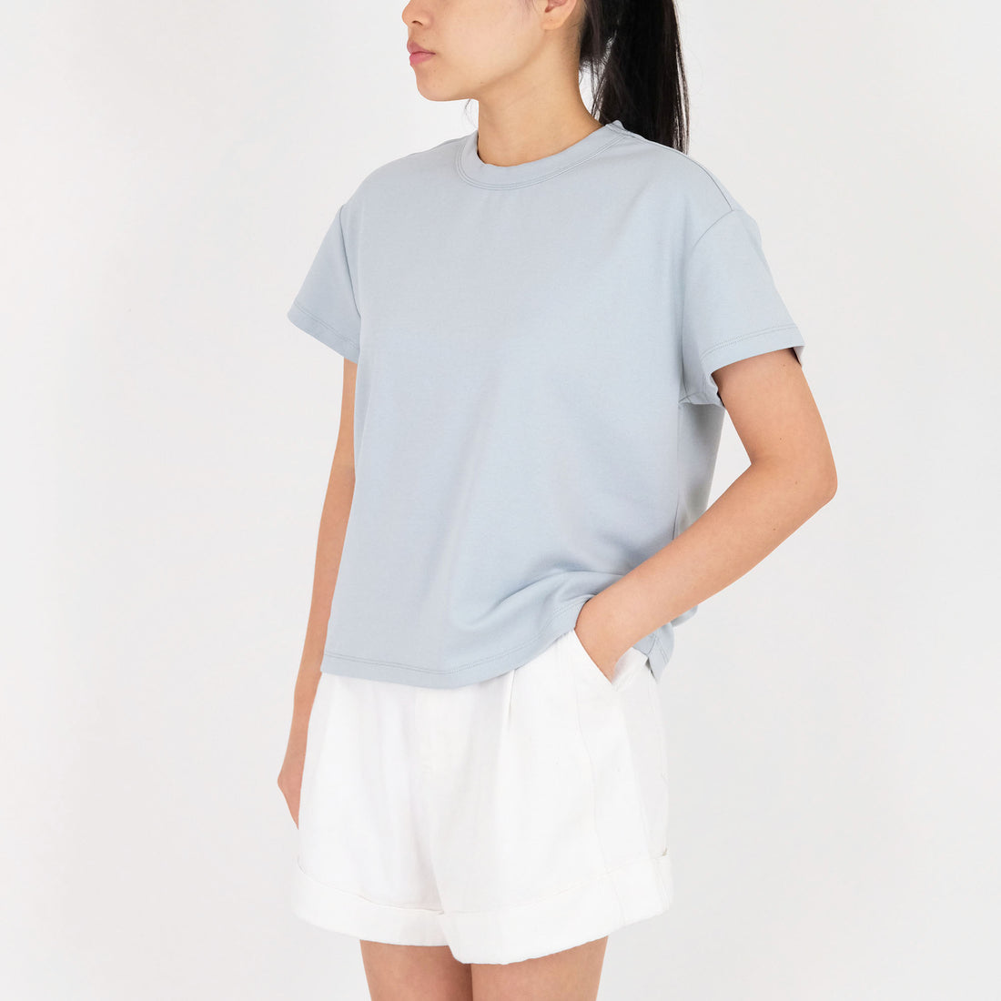 Women Essential Crew Neck Top - SW2301052