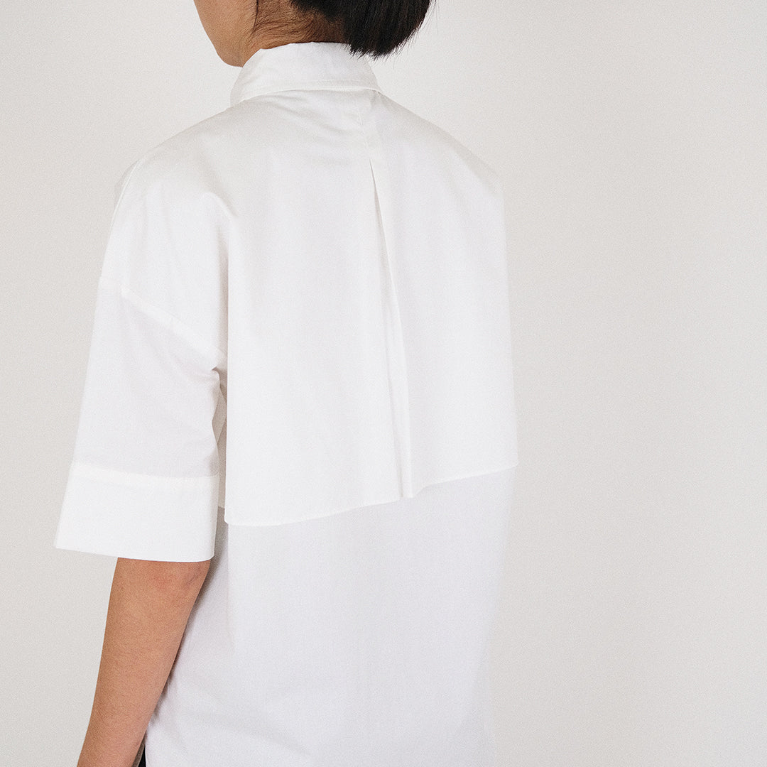 Women Oversized Shirt - Off White - SW2210535A