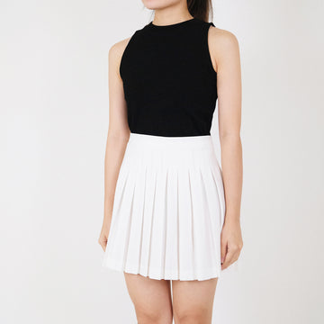 Women Pleated Skirt - Off White - SW2210537A