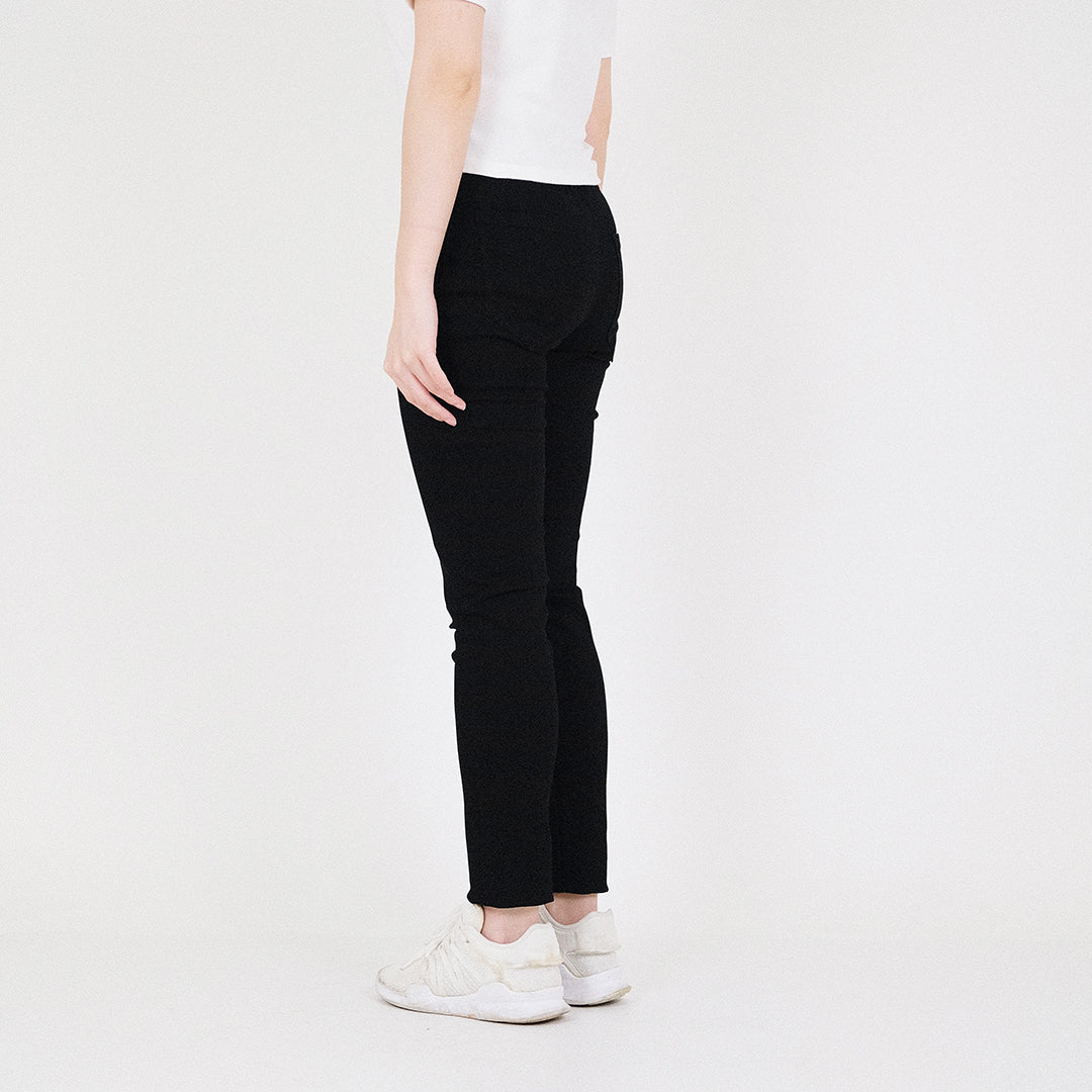 Women Stretch Jeggings - Black - SW2210543B