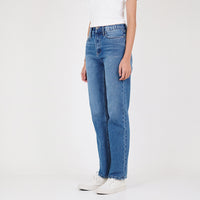 Women High Waisted Jeans - Blue - SW2210544A