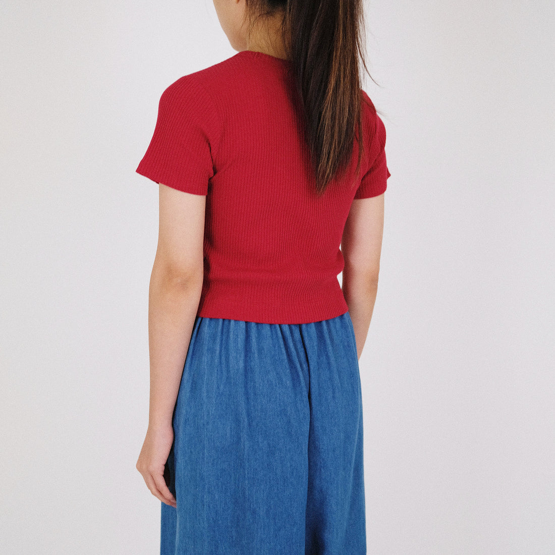 Women Cropped Rib Top - SW2210588