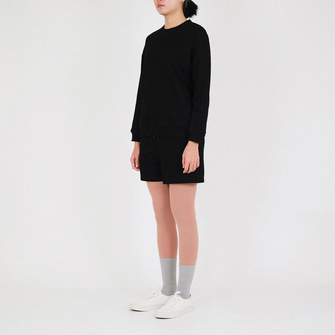 Women Sweat-Shorts - Black - SW2210589D