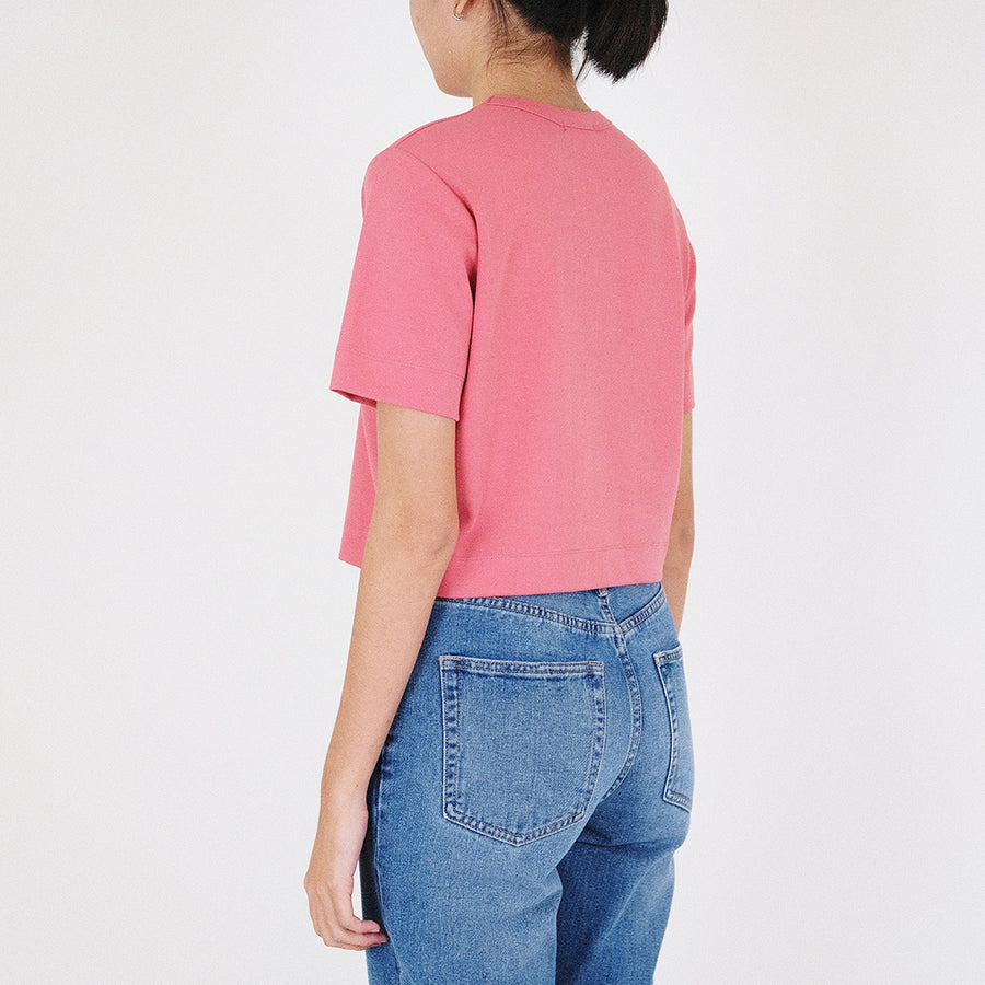 Women Cropped Top - Dark Pink - SW2211558C