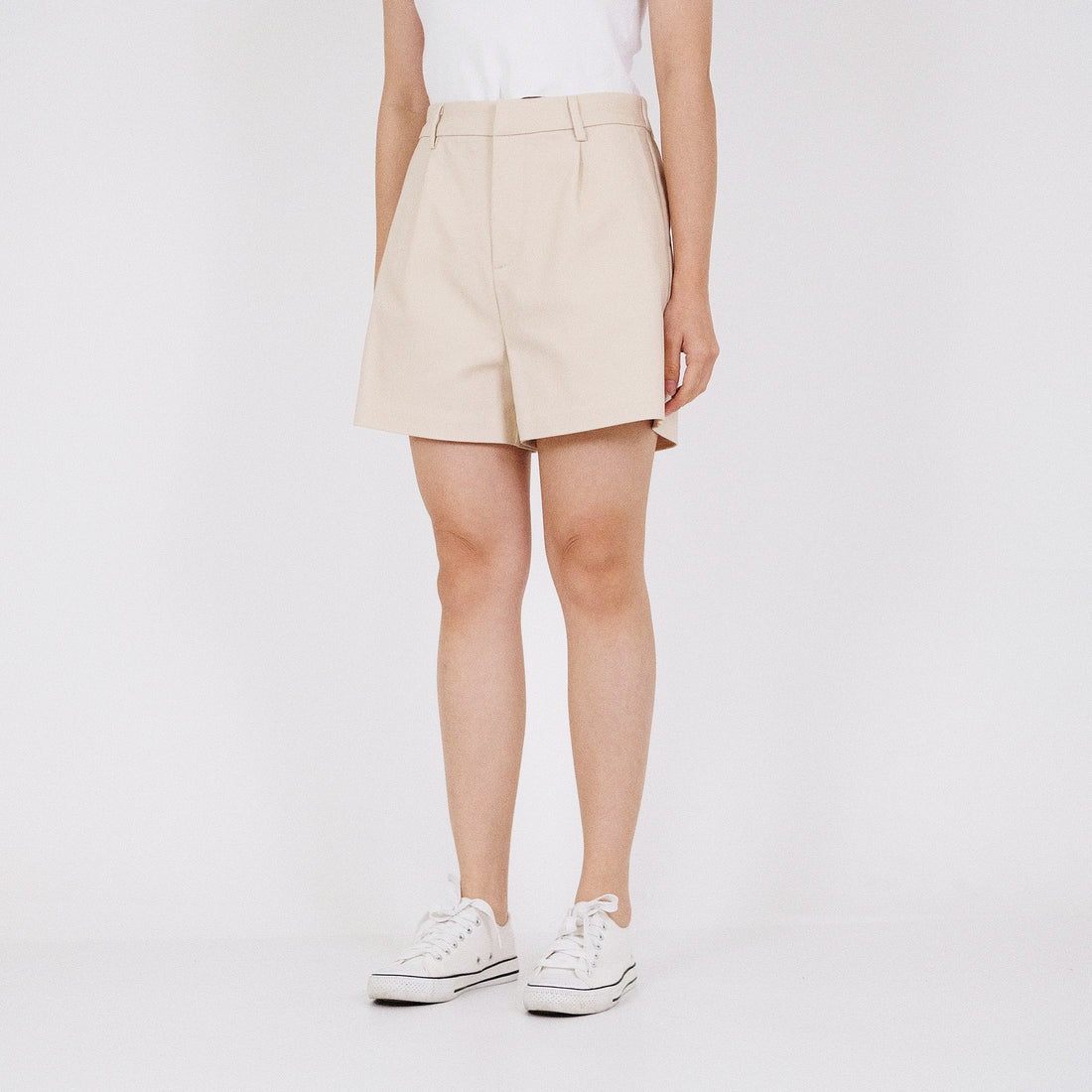 Women Elastic Waist Stretch Shorts - SW2211566