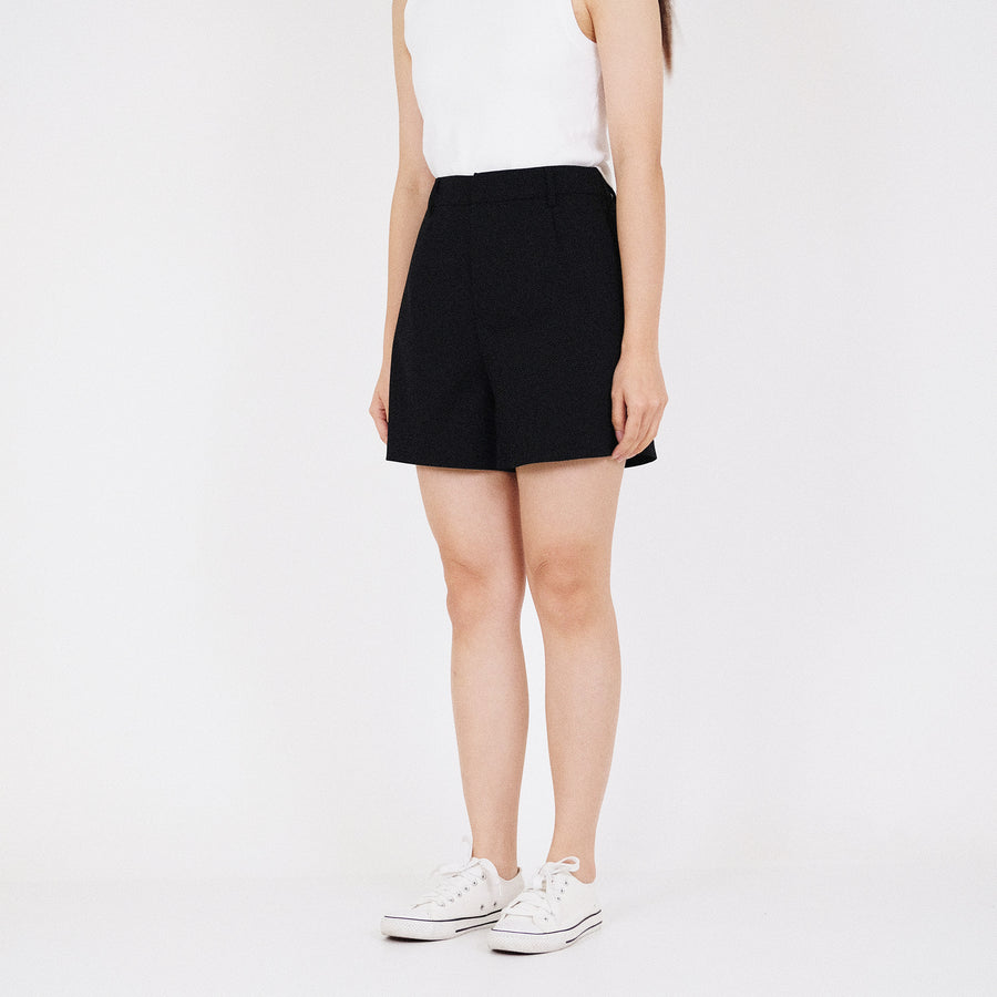 Women Elastic Waist Stretch Shorts - SW2211566
