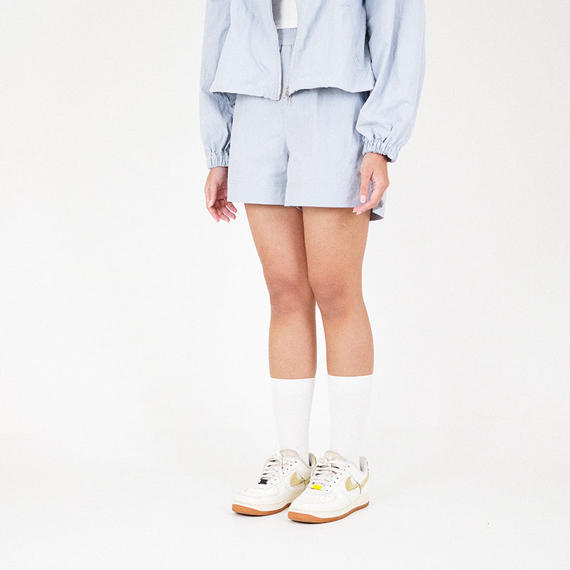 Women Nylon Shorts
 - Light Blue - SW2212575A