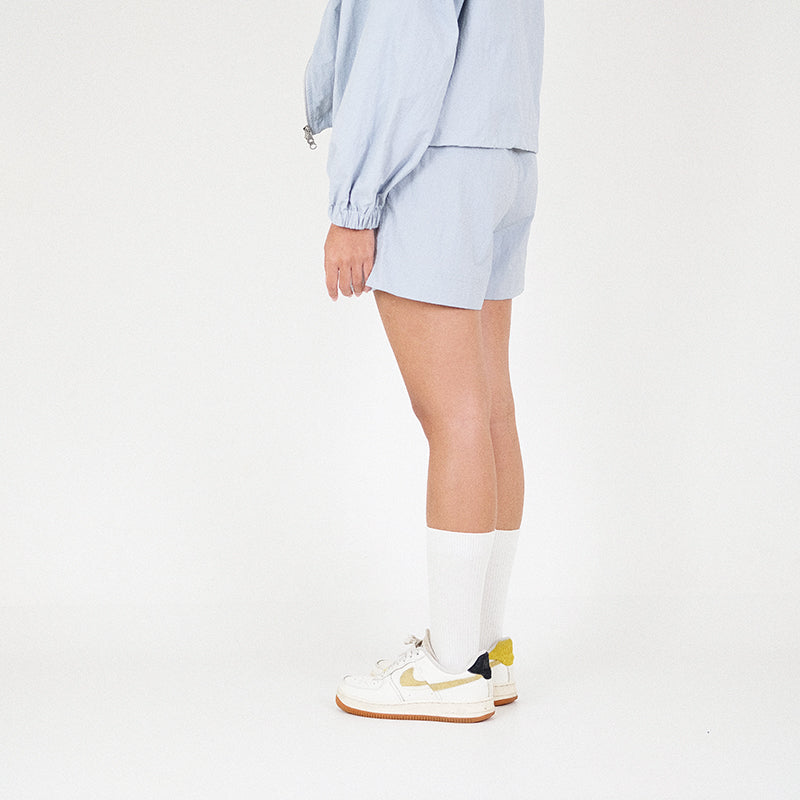 Women Nylon Shorts
 - Light Blue - SW2212575A