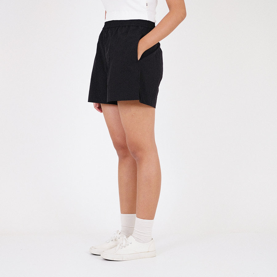 Women Nylon Shorts
 - Black - SW2212575B