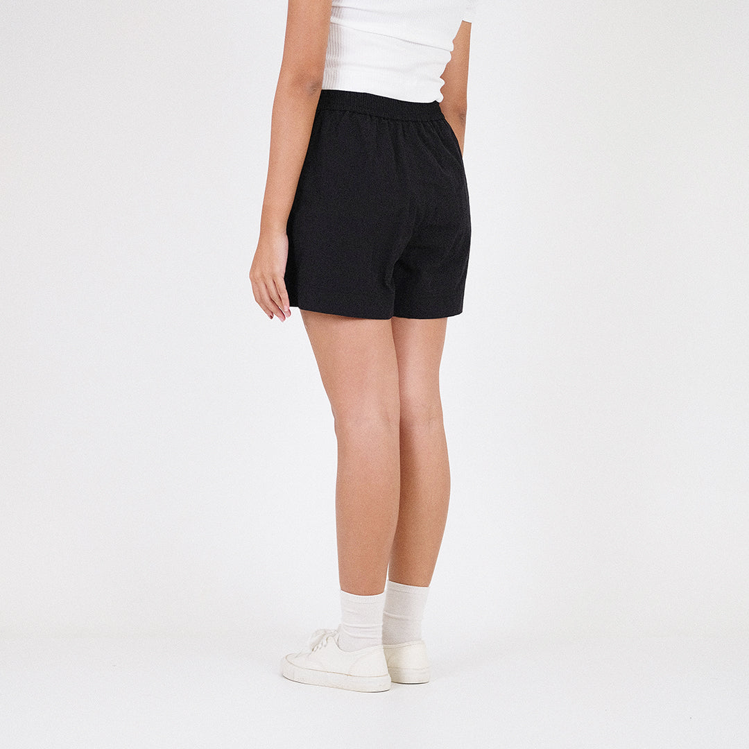 Women Nylon Shorts
 - Black - SW2212575B
