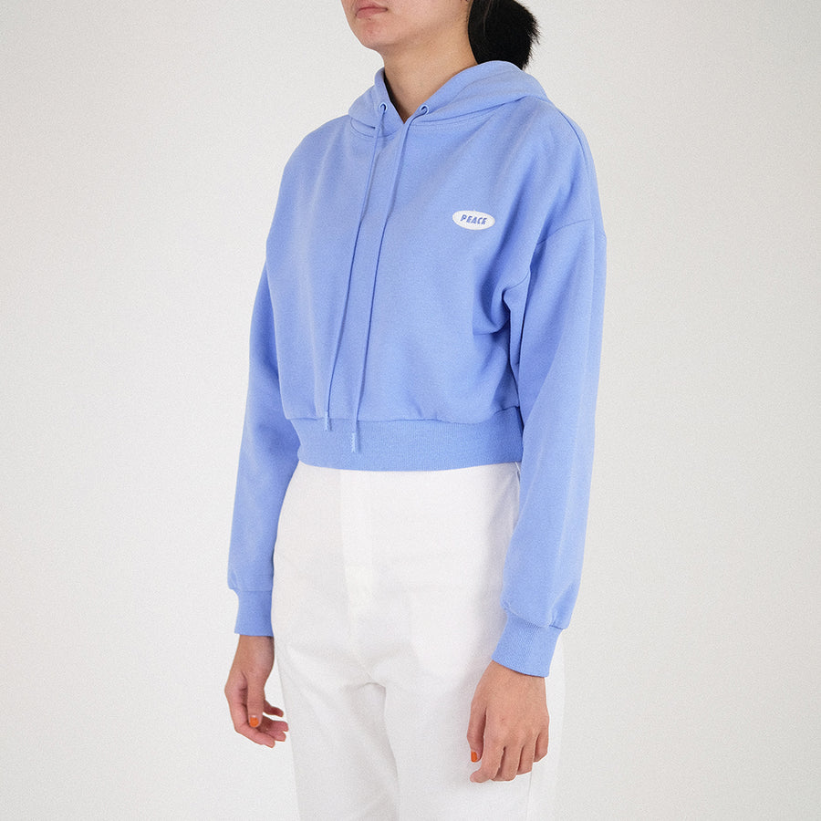 Women Cropped Hoodie - Violet - SW2301008B