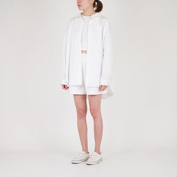 Women Oversized Shirt - Off White - SW2301011A