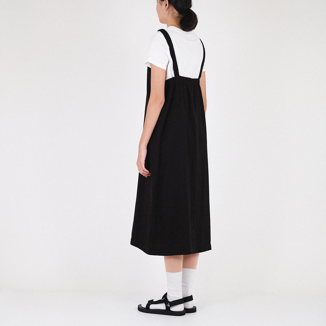 Women 2 in 1 Dress - Black - SW2301013B