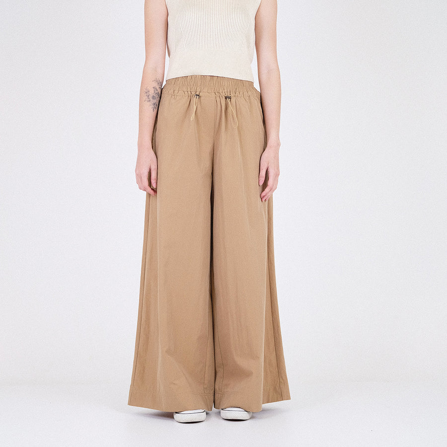 Women Wide Leg Pants - Khaki - SW2301018A