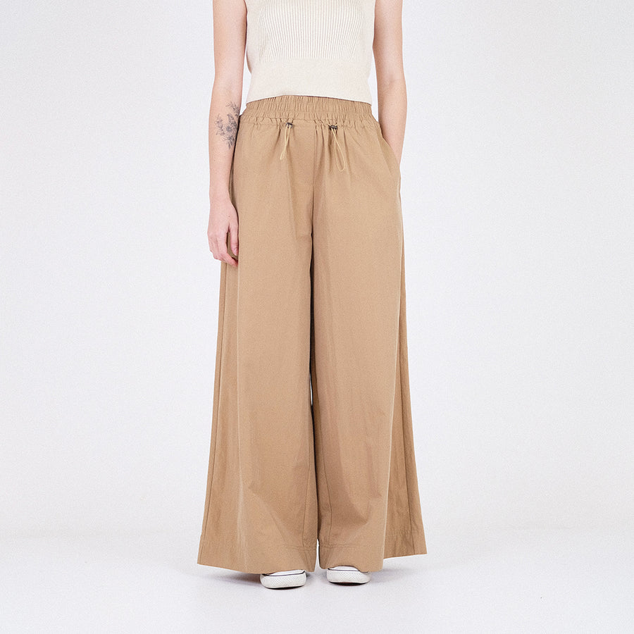 Women Wide Leg Pants - Khaki - SW2301018A