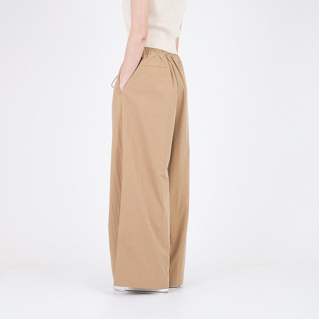 Women Wide Leg Pants - Khaki - SW2301018A
