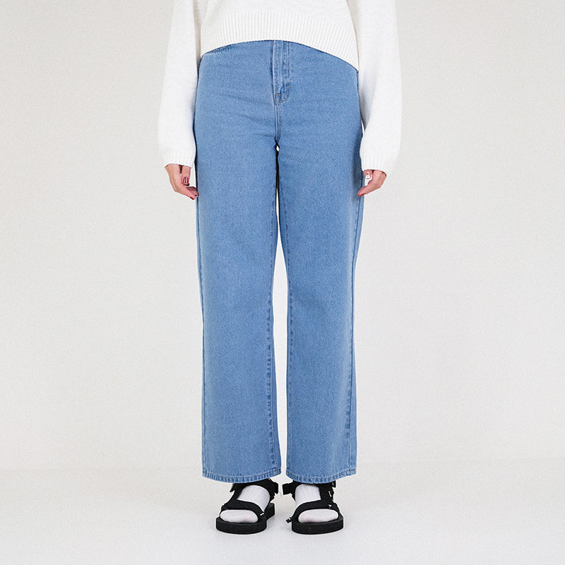 Women High Waisted Jeans - Light Blue - SW2301024A